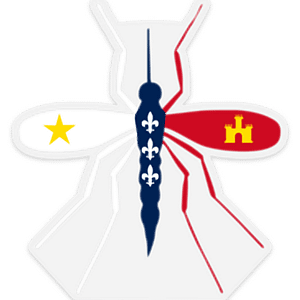 Acadian Mosquito Car Decal